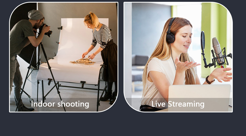 Anel selfie luz fotografia led borda da lâmpada com suporte móvel opcional montagem tripé ringlight para transmissão de vídeo ao vivo