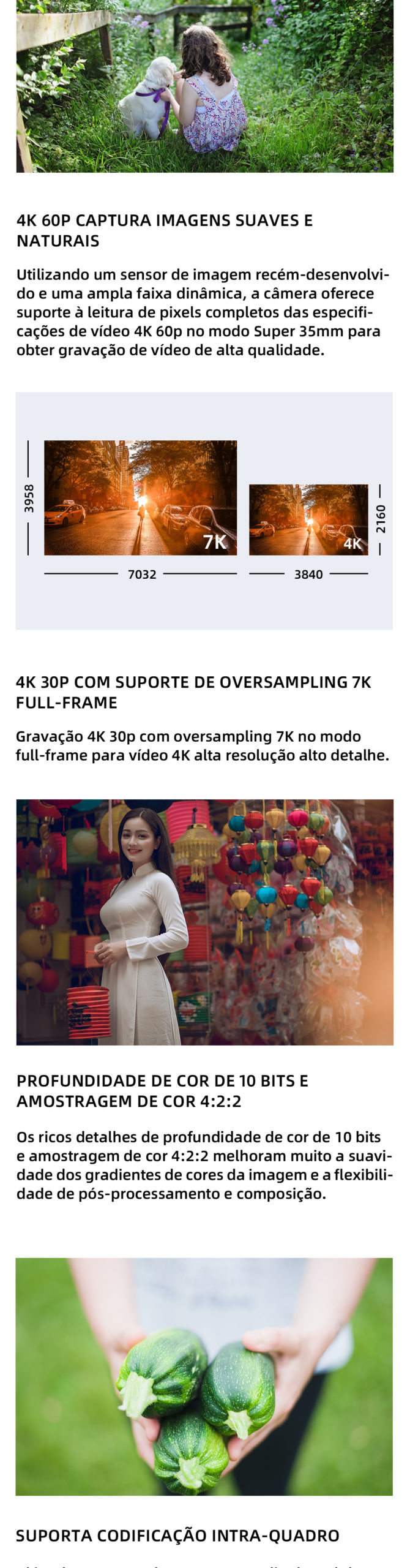 Sony Alpha A7 IV A7M4 Full Frame Mirrorless Camera Com Lente 28-70mm Digital Câmera Compacta Fotografia Profissional A7IV (NOVO)