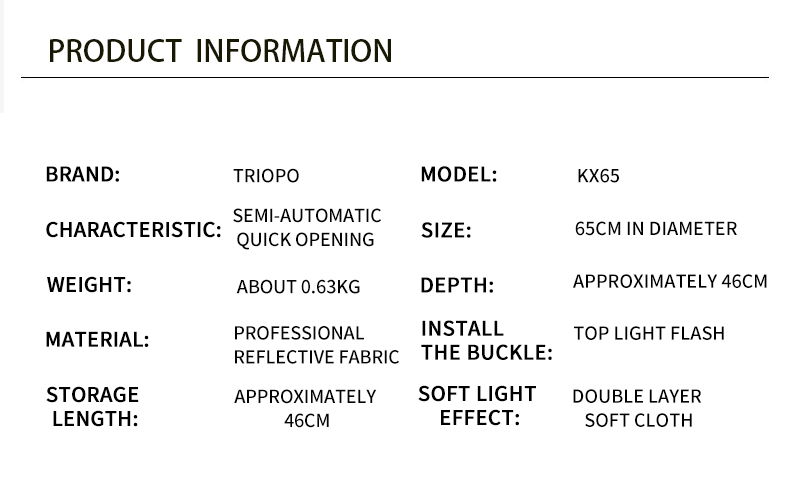 Triopo mais novo kx 65cm softbox octagon guarda-chuva caixa de luz para godox ad200 v1 speedlite flash acessórios de estúdio de fotografia de luz Triopo mais novo kx 65cm softbox octagon guarda-chuva caixa de luz para godox ad200 v1 speedlite flash acessórios de estúdio de fotografia de luz