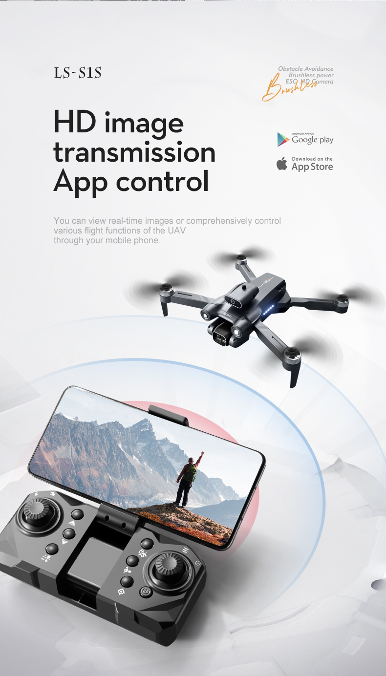 Novo s1s mini drone 4k profesional 8k hd câmera obstáculo evitar fotografia aérea sem escova dobrável quadcopter 1.2km Novo s1s mini drone 4k profesional 8k hd câmera obstáculo evitar fotografia aérea sem escova dobrável quadcopter 1.2km