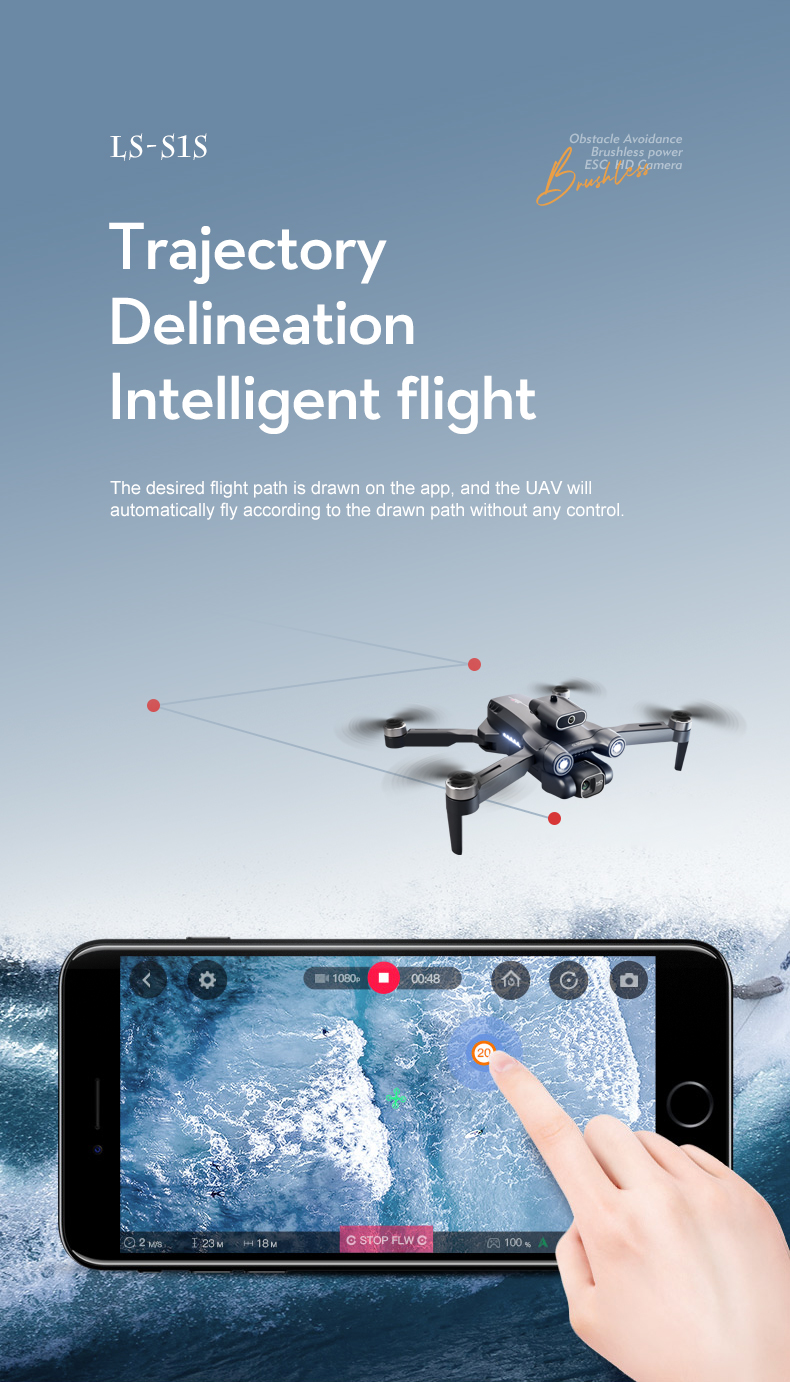 Novo s1s mini drone 4k profesional 8k hd câmera obstáculo evitar fotografia aérea sem escova dobrável quadcopter 1.2km Novo s1s mini drone 4k profesional 8k hd câmera obstáculo evitar fotografia aérea sem escova dobrável quadcopter 1.2km