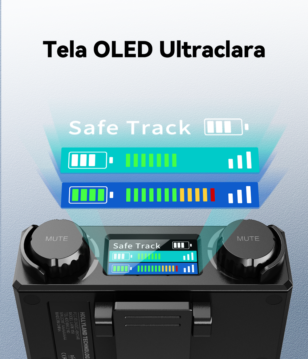 Hollyland lark 150 oficial profissional 2.4g microfone de lapela sem fio entrevista ao vivo vlog fotografia microfone sem fio