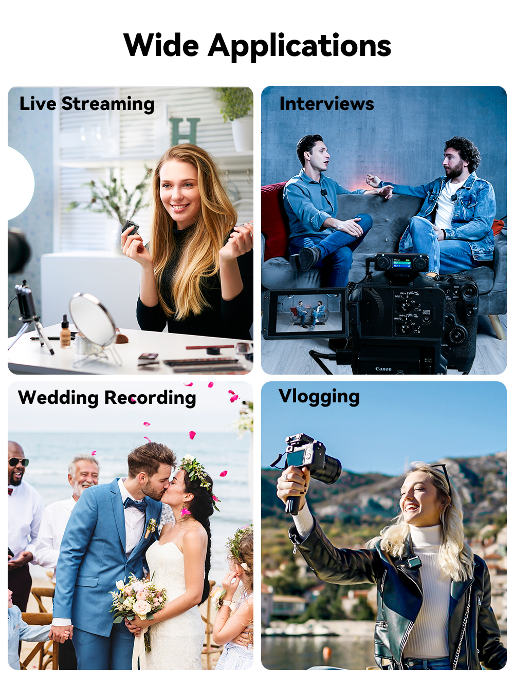 Hollyland lark 150 oficial profissional 2.4g microfone de lapela sem fio entrevista ao vivo vlog fotografia microfone sem fio