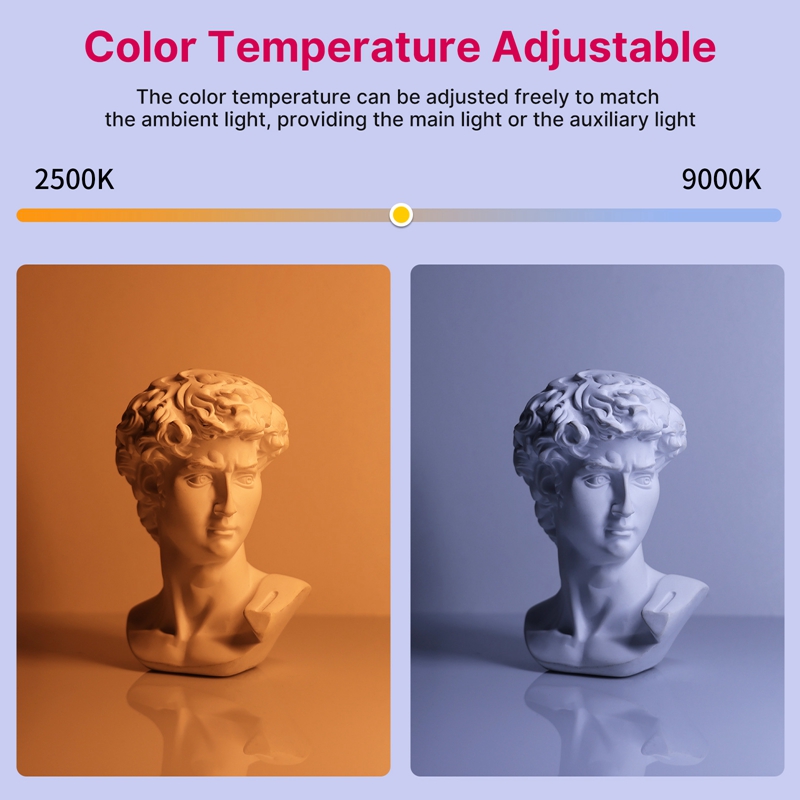 Ulanzi vl119 rgb vara de luz varinha tubo de mão luz led luz de vídeo cri 95 + 2500k-9000k 2000mah fotografia iluminação lâmpada de preenchimento