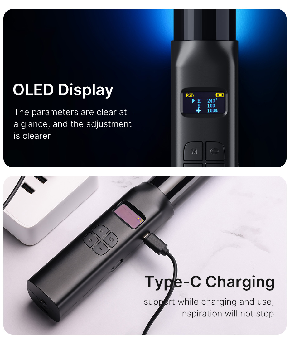 Ulanzi vl119 rgb vara de luz varinha tubo de mão luz led luz de vídeo cri 95 + 2500k-9000k 2000mah fotografia iluminação lâmpada de preenchimento Ulanzi vl119 rgb vara de luz varinha tubo de mão luz led luz de vídeo cri 95 + 2500k-9000k 2000mah fotografia iluminação lâmpada de preenchimento