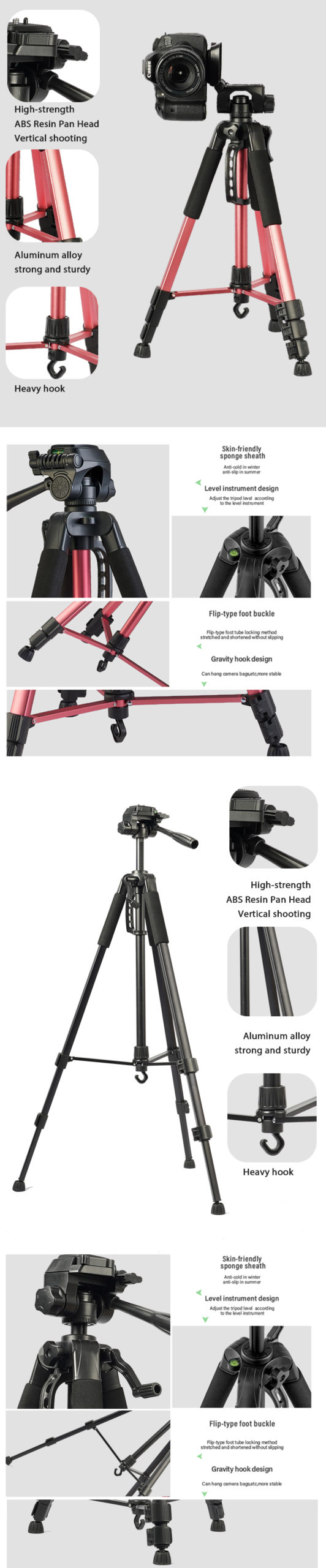 180cm tripé de câmera para o telefone com saco de transporte fotografia tripé de telefone móvel com controle remoto bluetooth para vídeo/dslr/canon