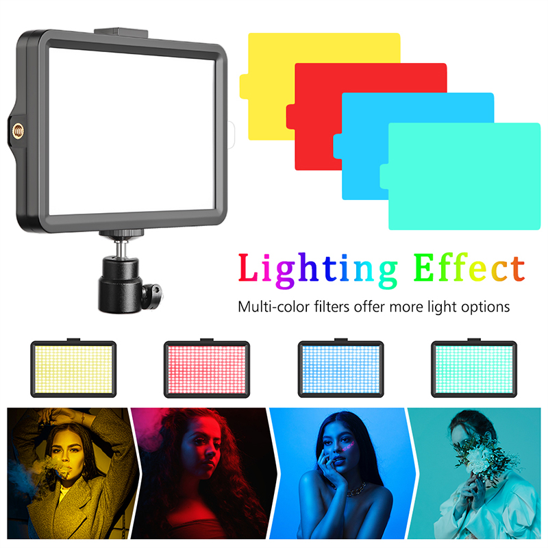 Levou luz de vídeo fotografia selfie iluminação do painel regulável foto estúdio ao vivo lâmpada de preenchimento de três cores com tripé Levou luz de vídeo fotografia selfie iluminação do painel regulável foto estúdio ao vivo lâmpada de preenchimento de três cores com tripé