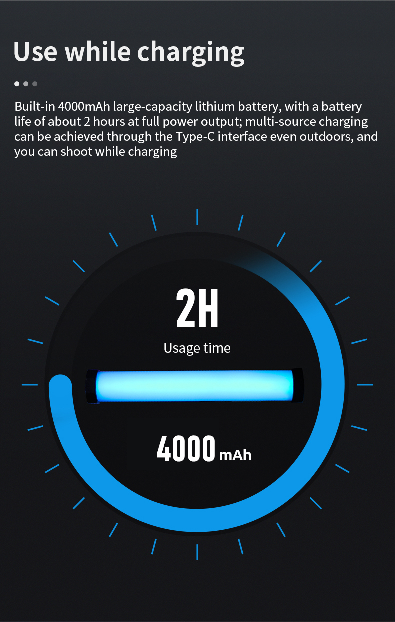 Soonpho p13 rgb levou vara de luz de vídeo Soonpho p13 rgb levou vara de luz de vídeo