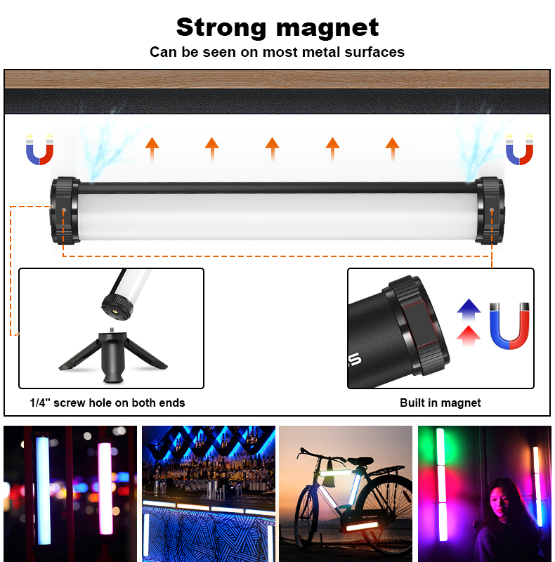 Soonpho p13 rgb levou vara de luz de vídeo Soonpho p13 rgb levou vara de luz de vídeo