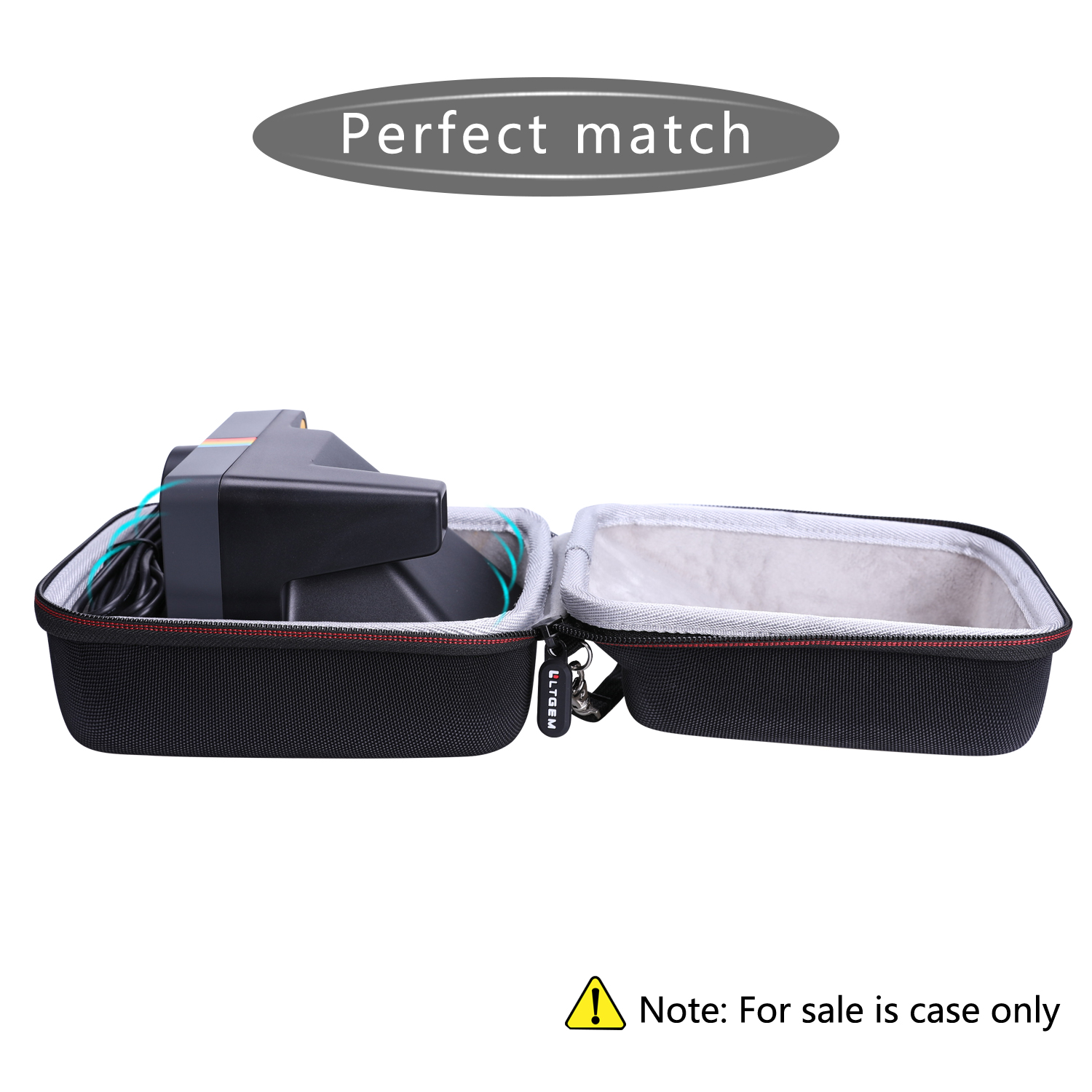 Ltgem estojo rígido de eva para câmera