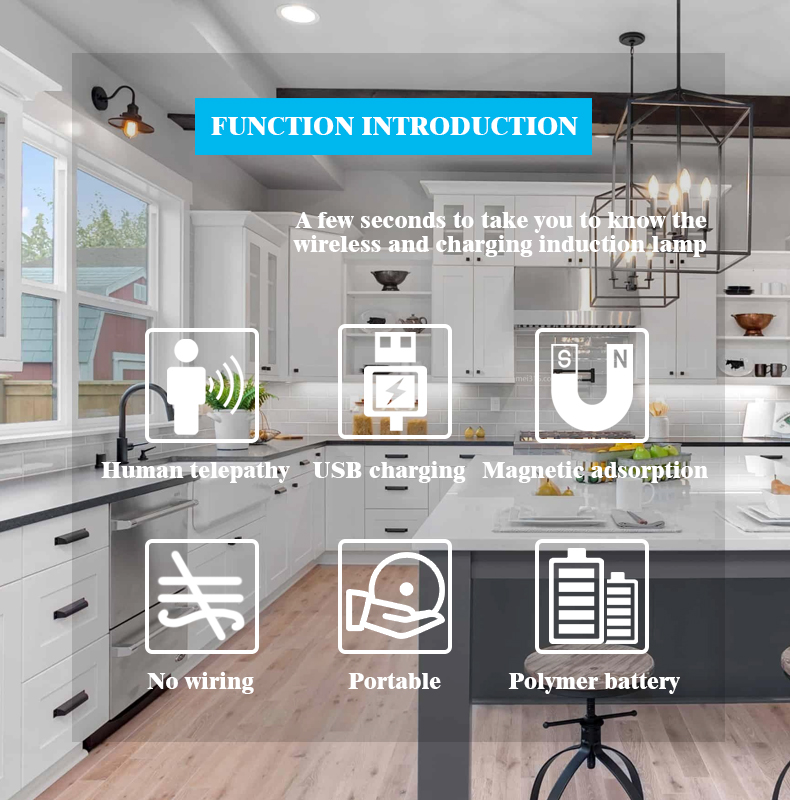 Luz da noite levou luz sob a luz do armário sensor de movimento armário luz do armário usb recarregável lâmpada de iluminação da cozinha Luz da noite levou luz sob a luz do armário sensor de movimento armário luz do armário usb recarregável lâmpada de iluminação da cozinha