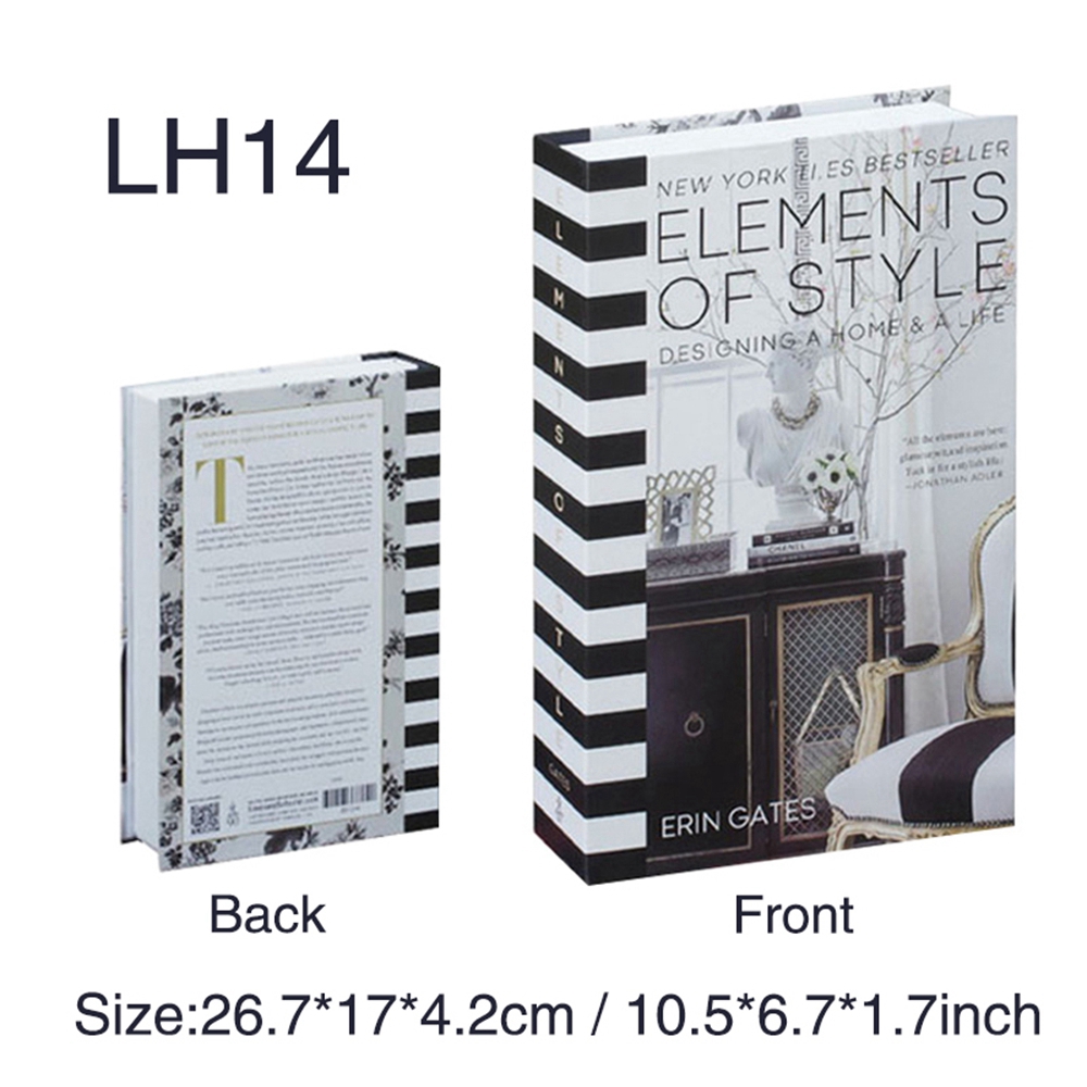 Decoração de livros de luxo caixa de armazenamento de casa sala de estar decoração prop livros designer de livros falsos mesa de café estética ornamentos