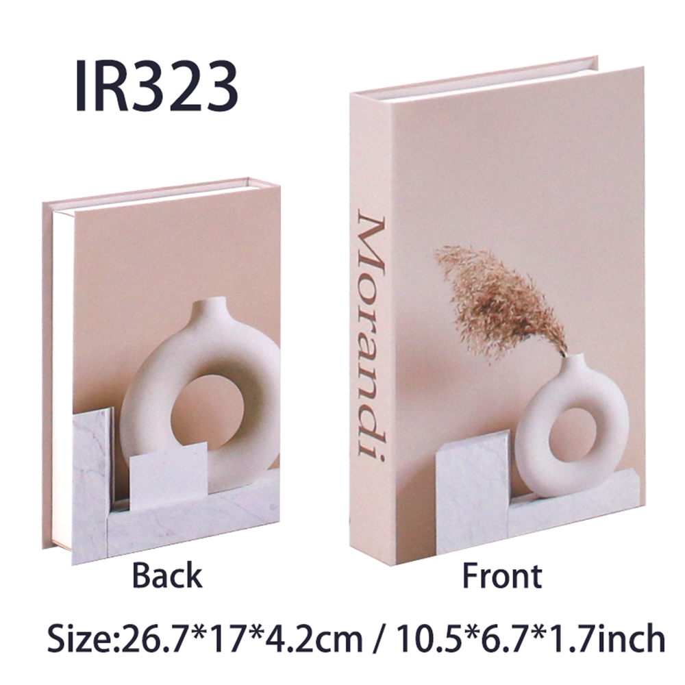 Decoração de livros de luxo caixa de armazenamento de casa sala de estar decoração prop livros designer de livros falsos mesa de café estética ornamentos